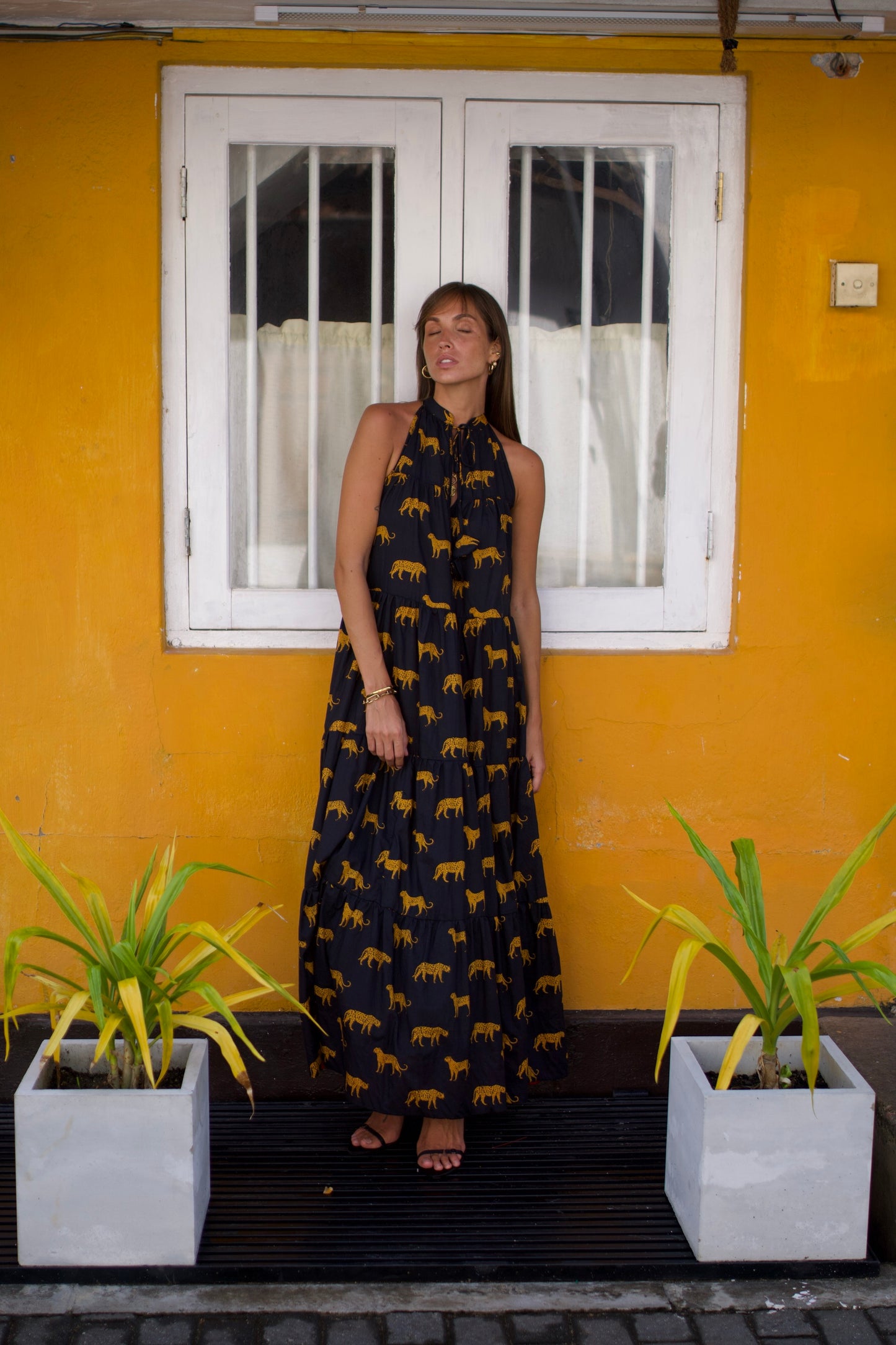 Arugam Bay Maxi- Black Leopard
