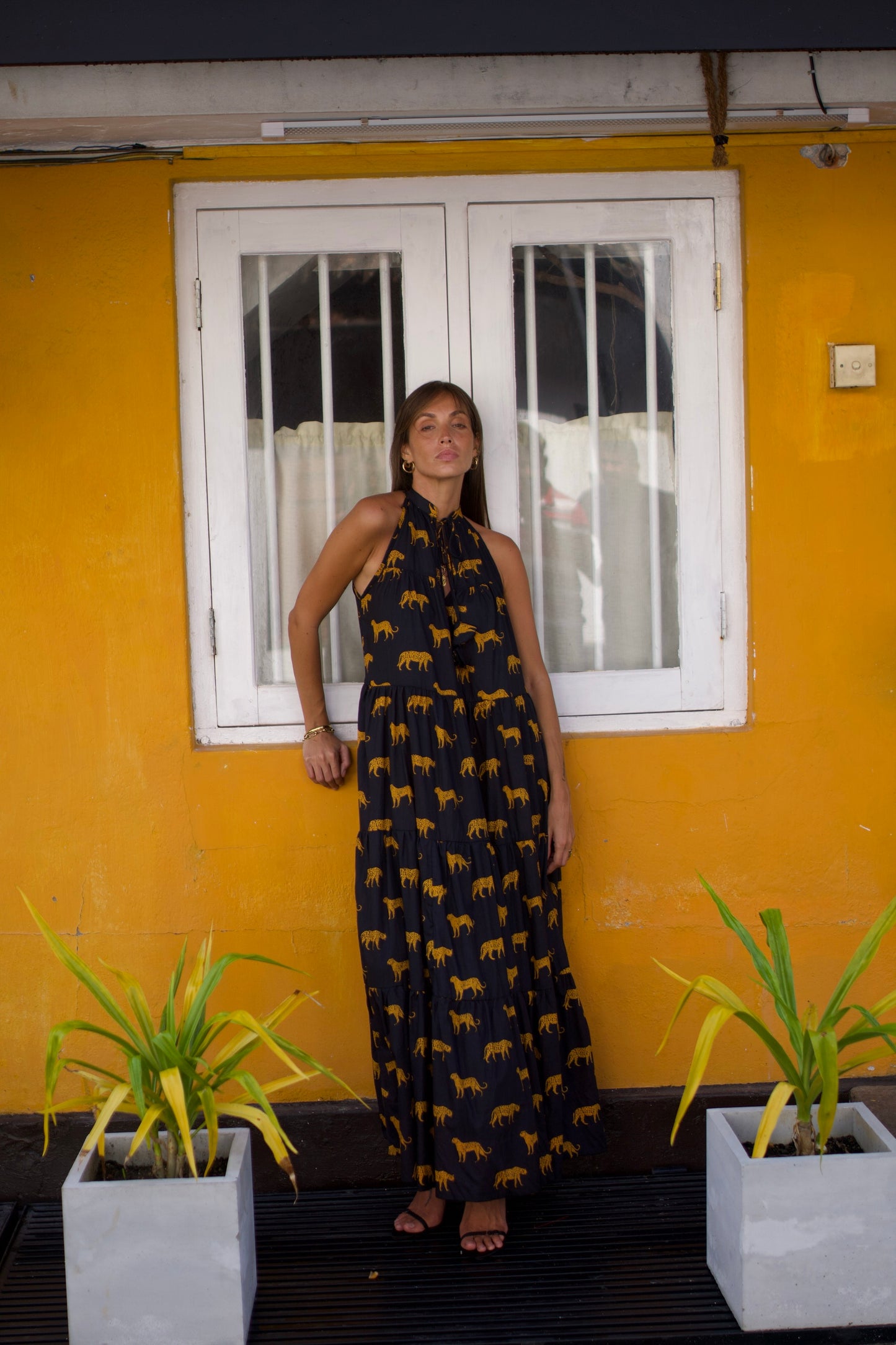 Arugam Bay Maxi- Black Leopard