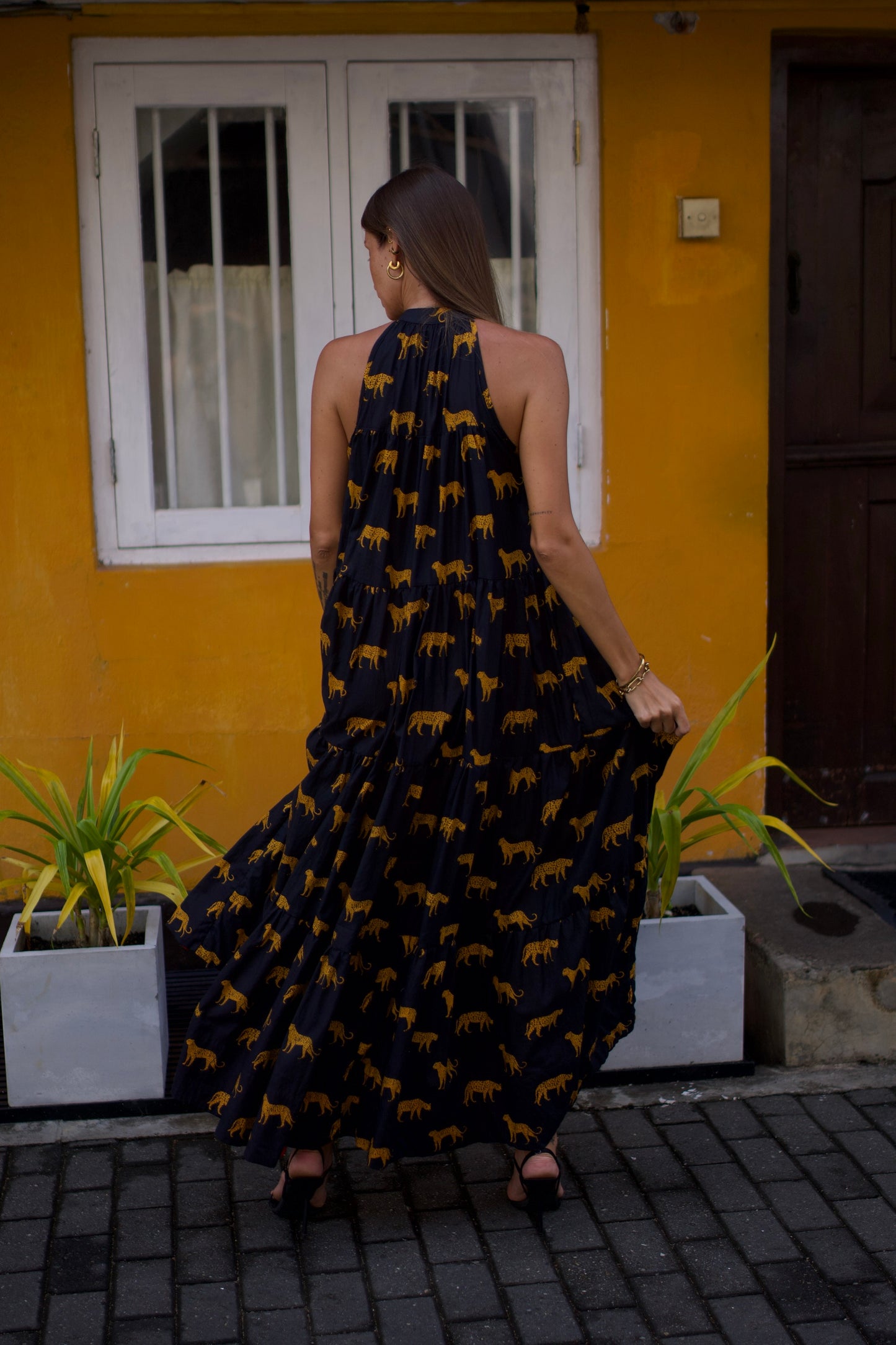 Arugam Bay Maxi- Black Leopard