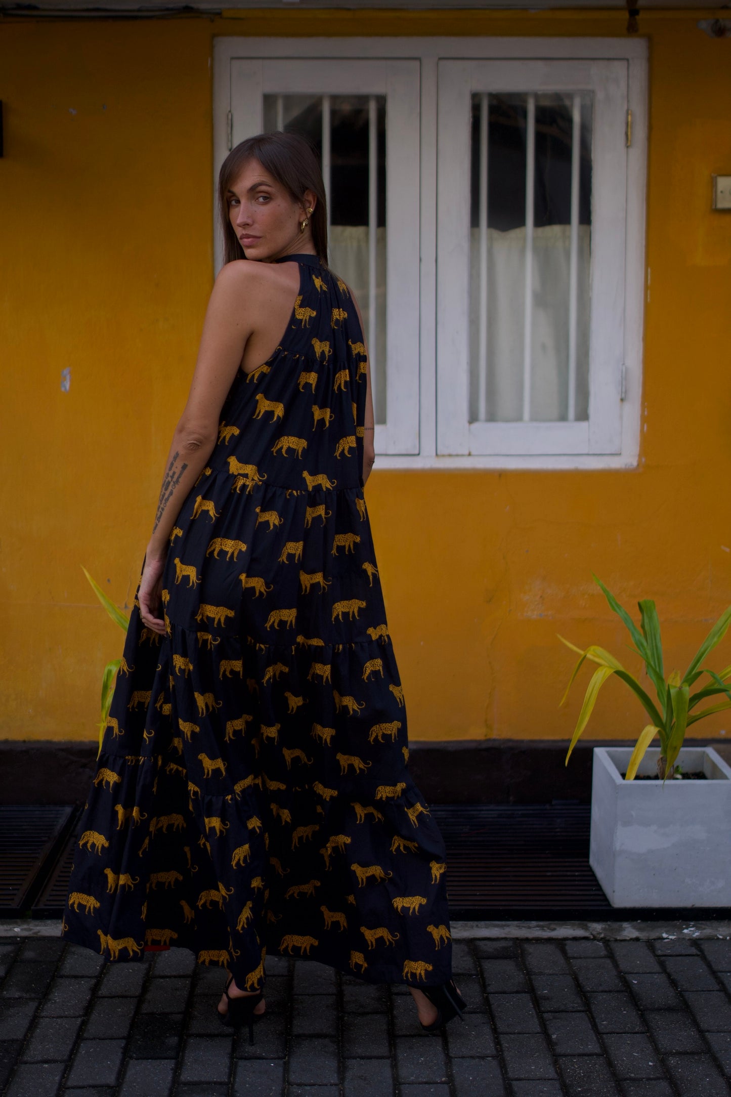 Arugam Bay Maxi- Black Leopard