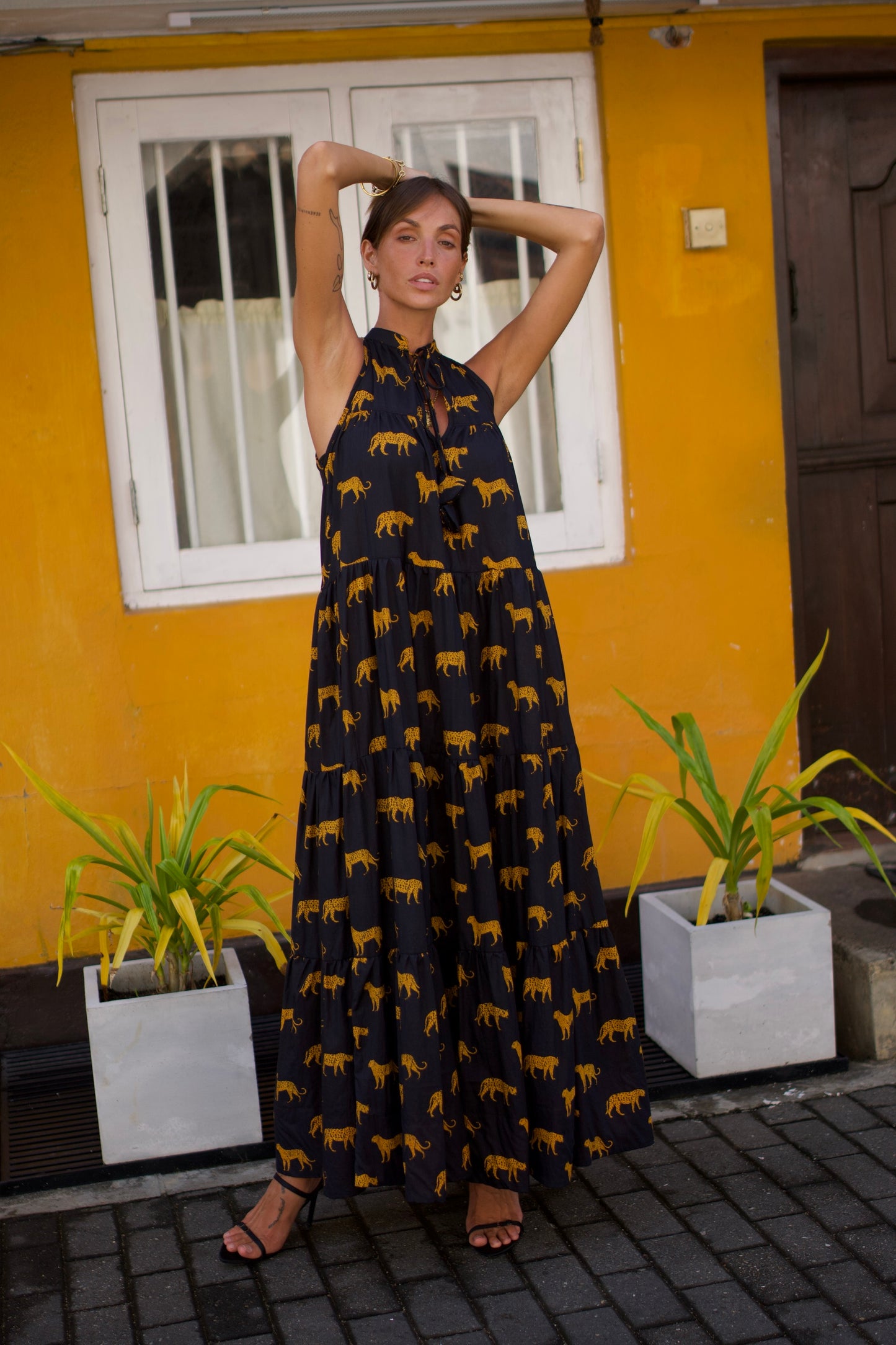 Arugam Bay Maxi- Black Leopard