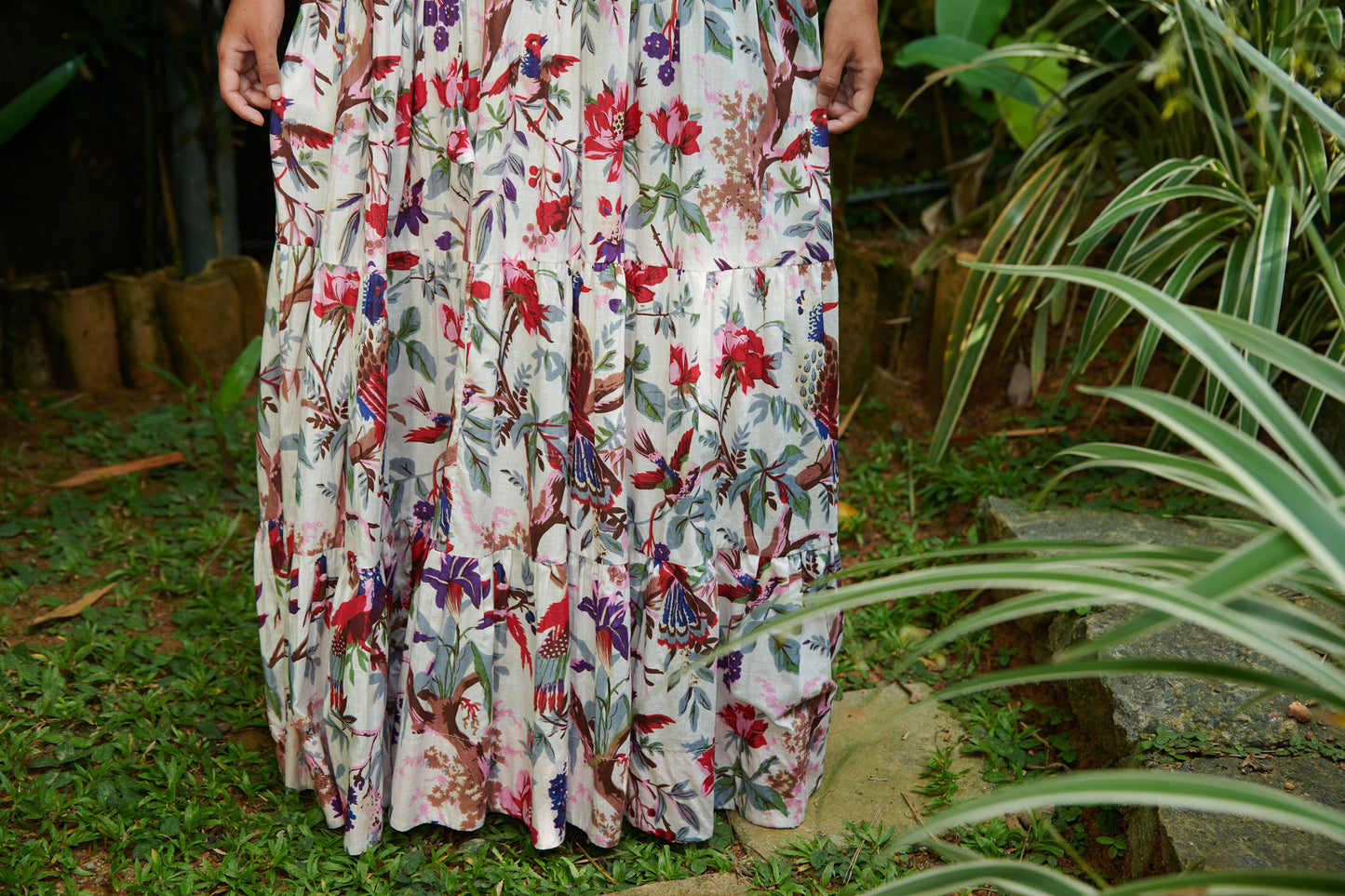 Caribbean Island- Birds of Paradise -White