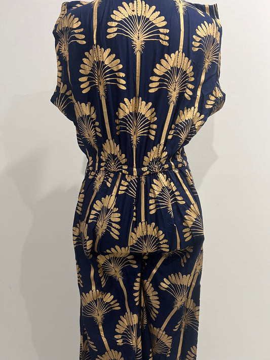 Maddy Jumpsuit - Palm Royal