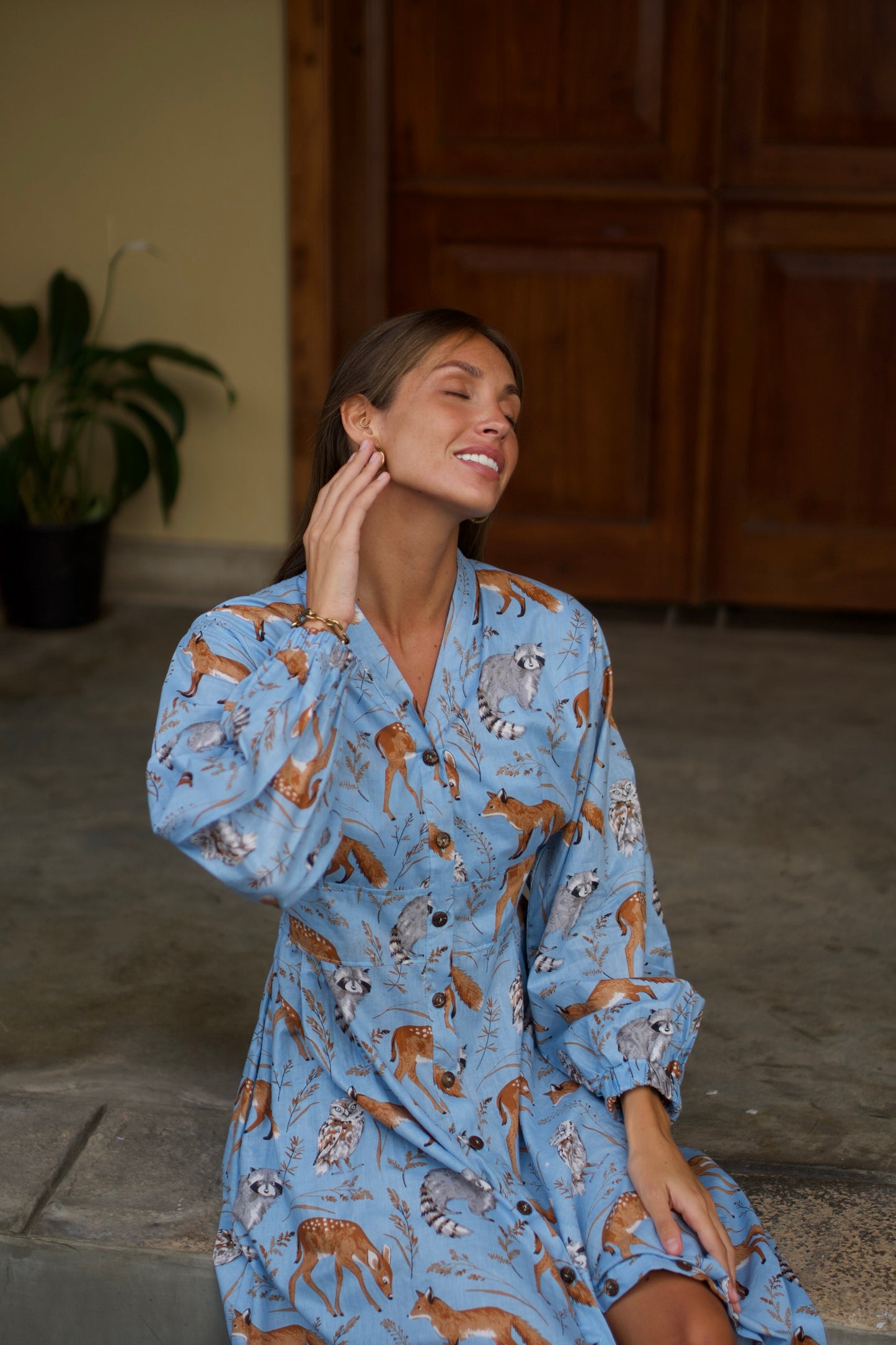 Amara - Deer Powder Blue