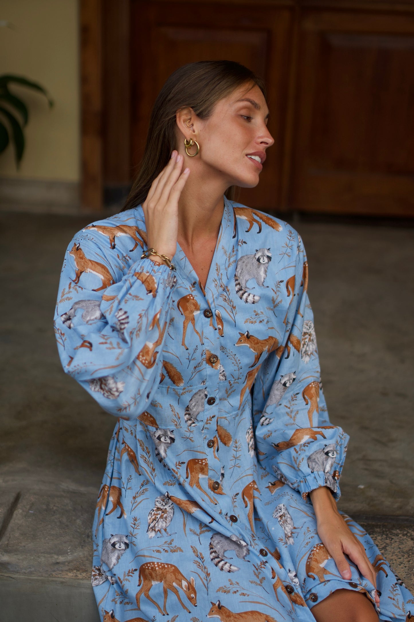 Amara - Deer Powder Blue