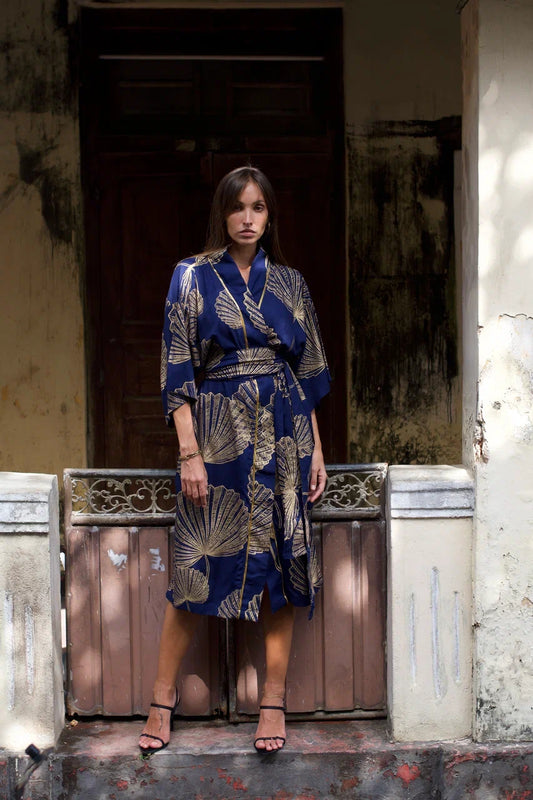 Kimono Robe -Palmyra
