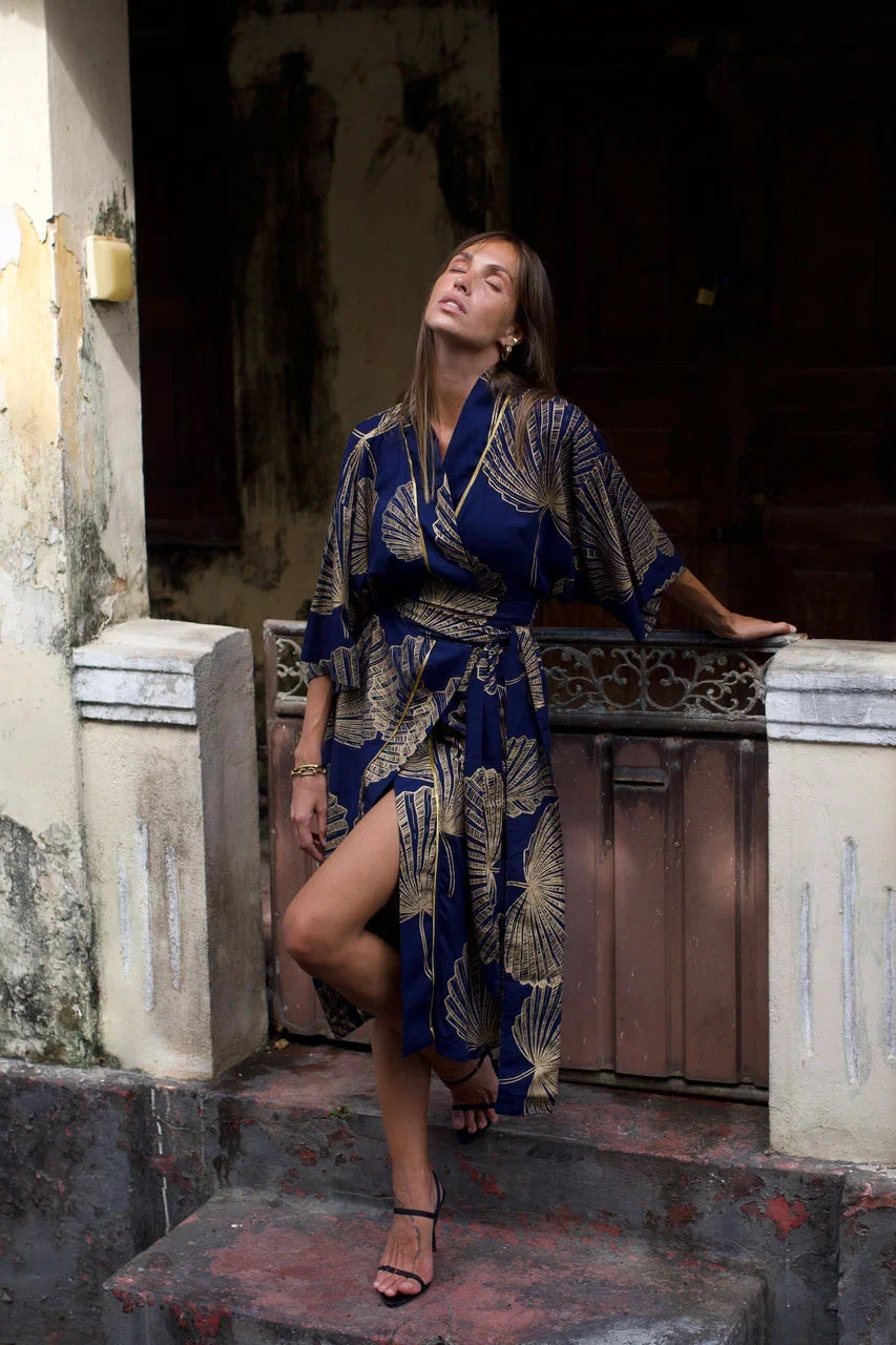 Kimono Robe -Palmyra