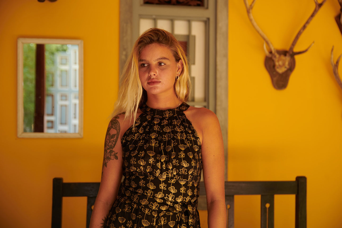Jumpsuit -Gold Lotus