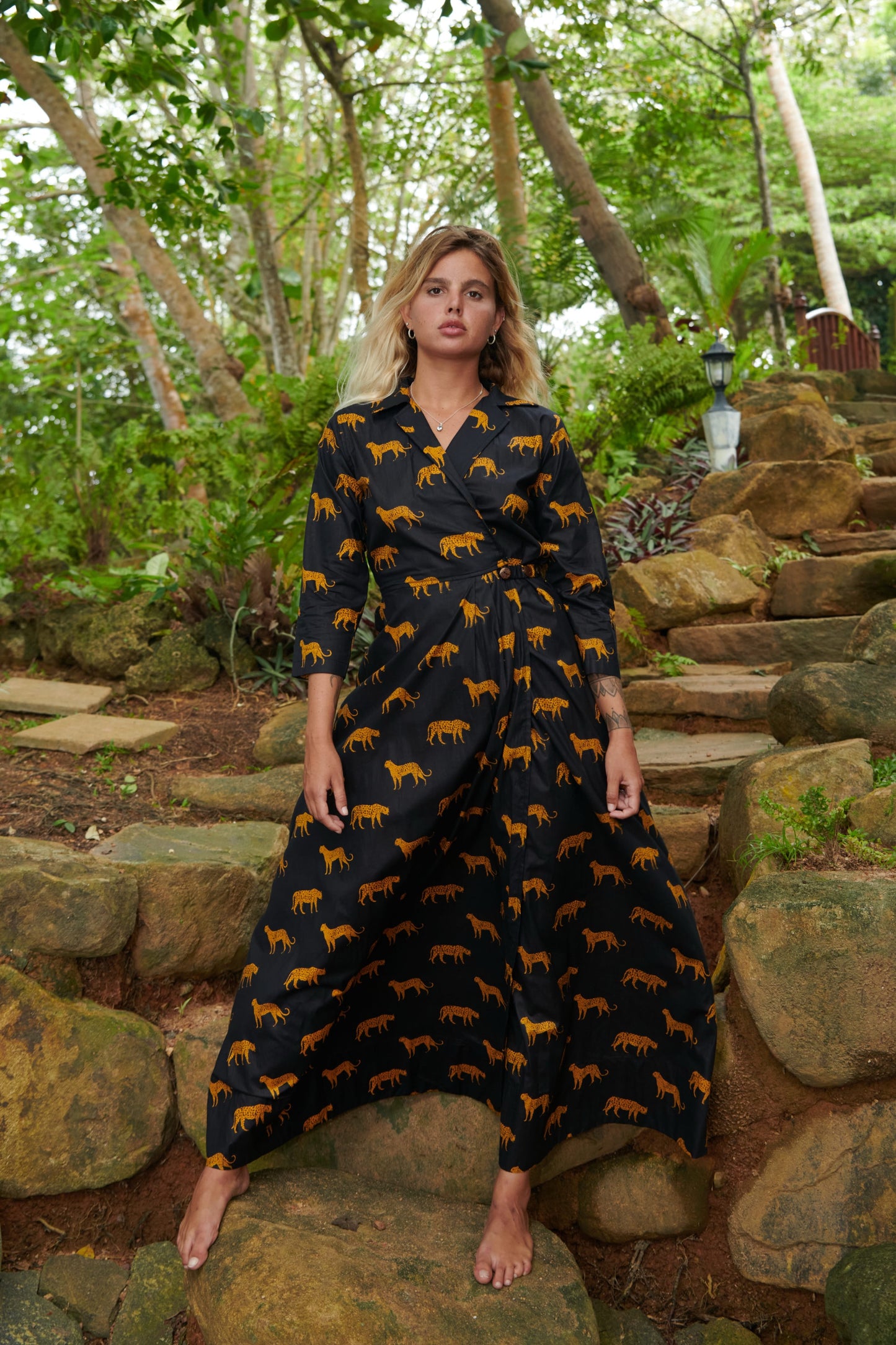 First Lady - Leopard Print Black