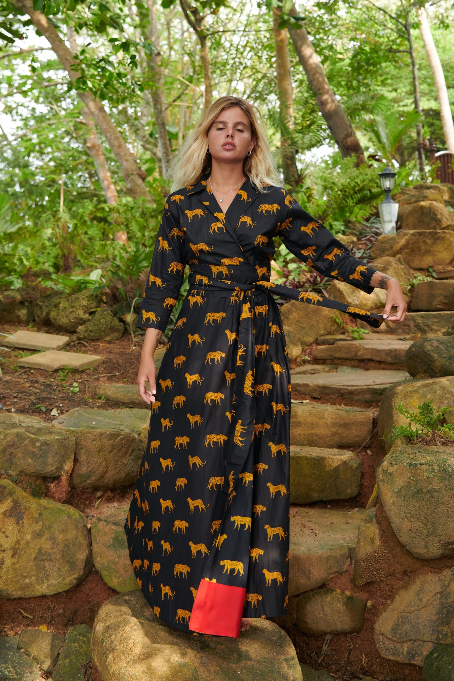 First Lady - Leopard Print Black