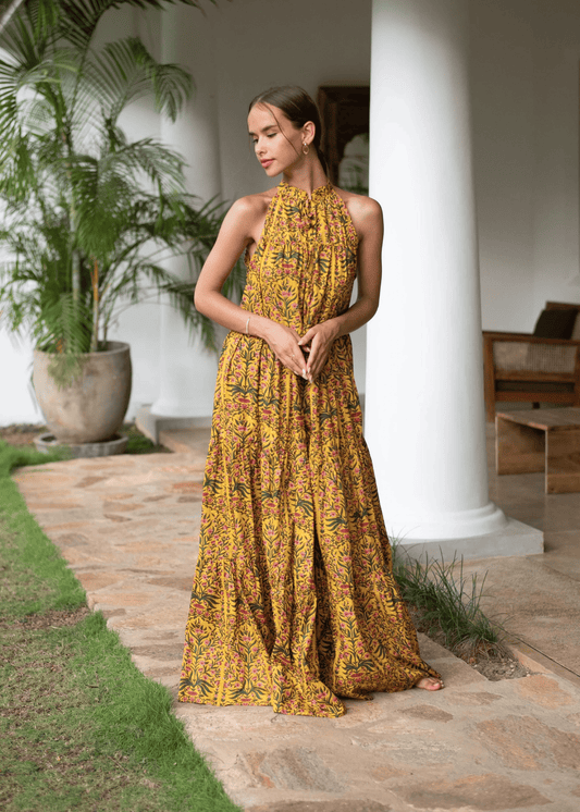 Arugam Bay Maxi - Saffron Floral