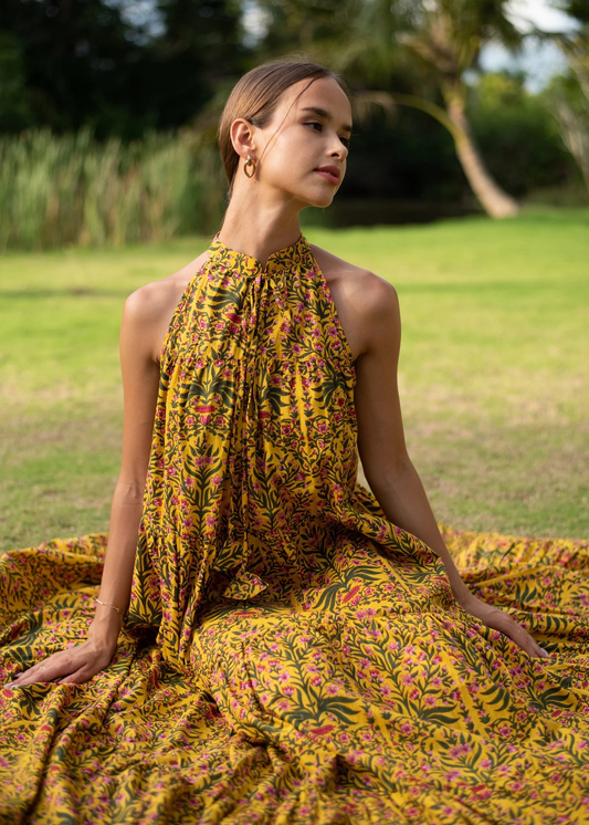 Arugam Bay Maxi - Saffron Floral