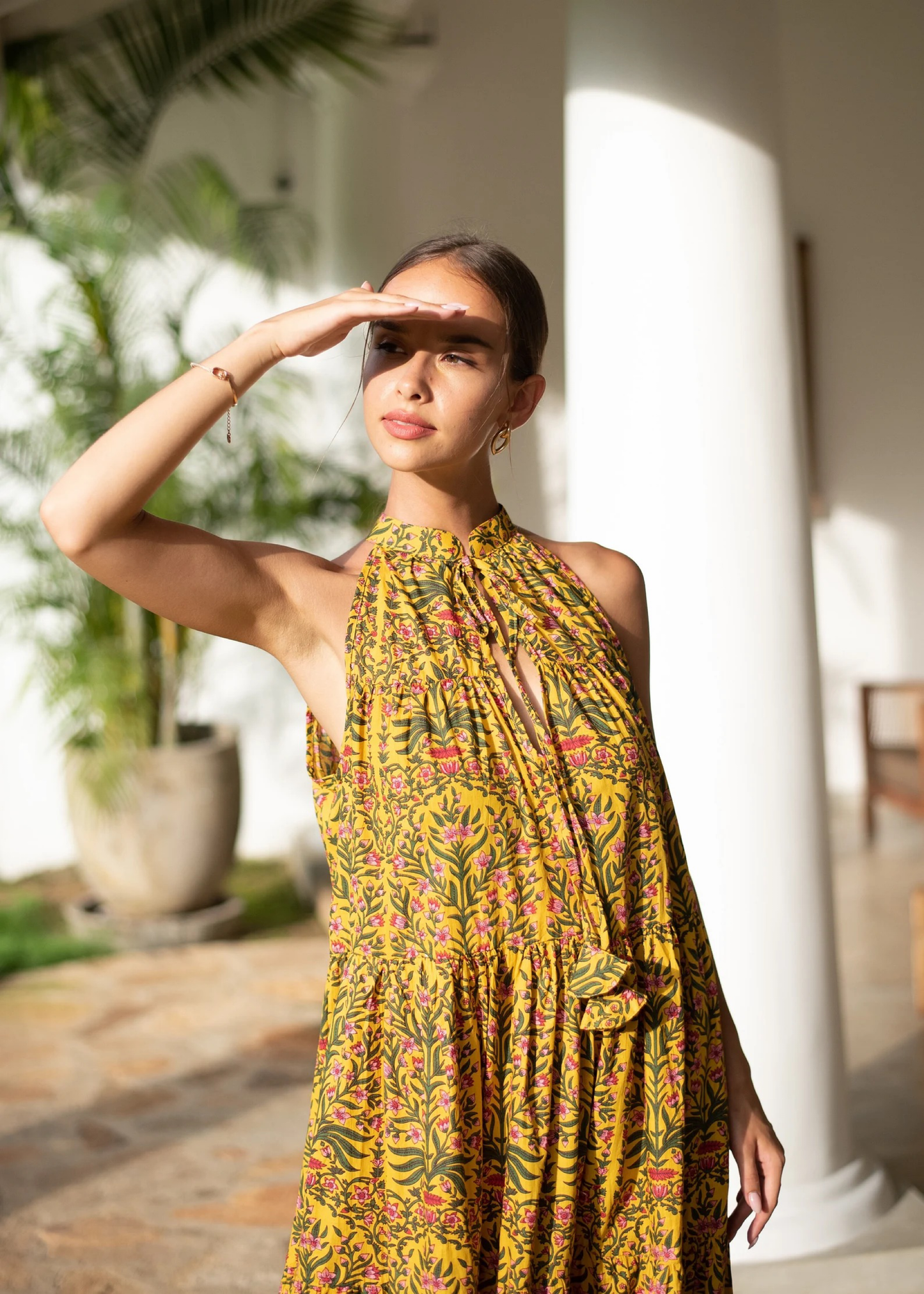 Arugam Bay Maxi - Saffron Floral