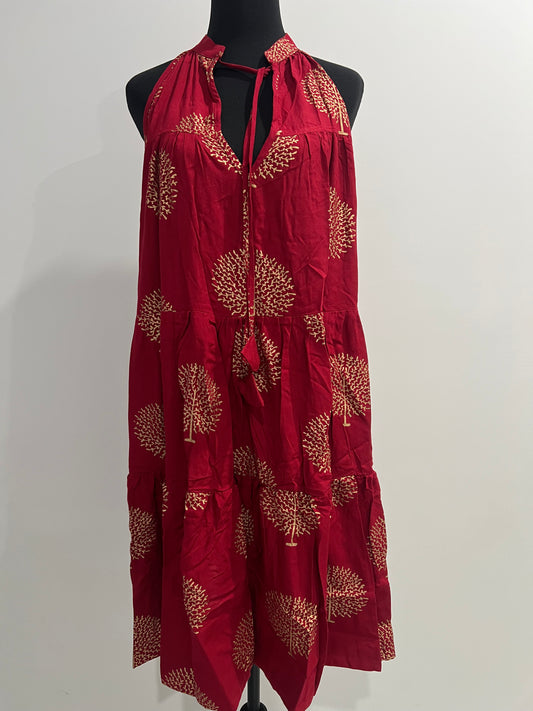 Arugam Bay Short - Tree of Life red